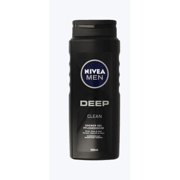 Nivea -  NIVEA MEN Deep Clean żel pod prysznic z formułą opartą na naturalnej mikrocząsteczkowej glince 500 ml